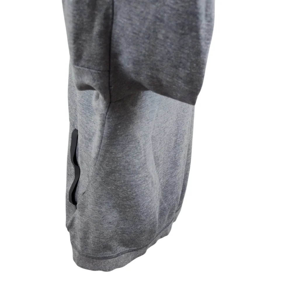 Nike Jacket Womens XL Gray Fleece Full Zip Collarless Sweatshirt Layering